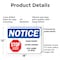 Signmission Stop Spread Of Flu, Plastic, 12 in x 18 in OS-2PACK-NS-P-1218-25564 - alternate 5